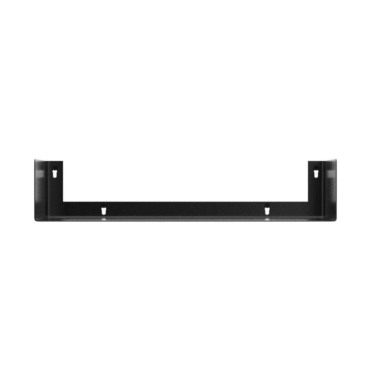 Black Set of 2 U Shape Wall Mount Metal Shelf Q55381