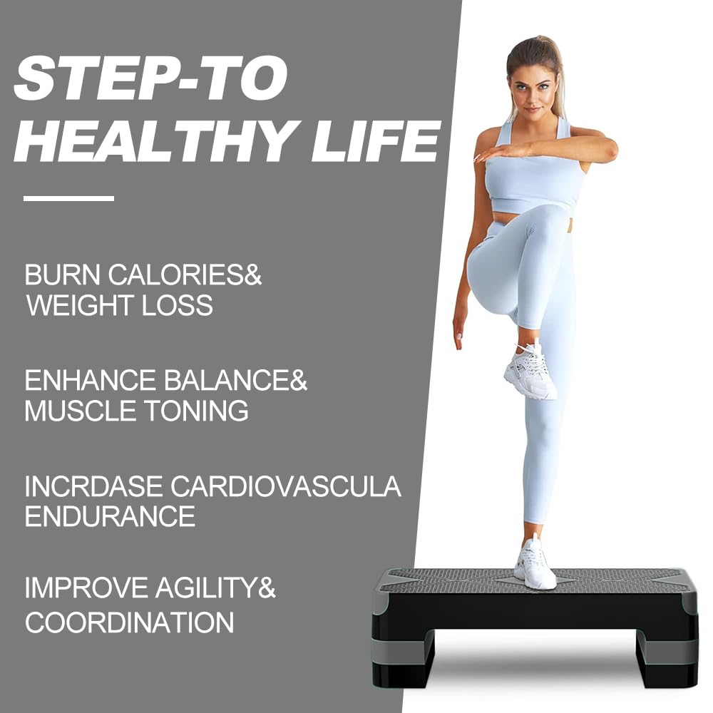 Aerobic Exercise Step, Adjustable Height Y248