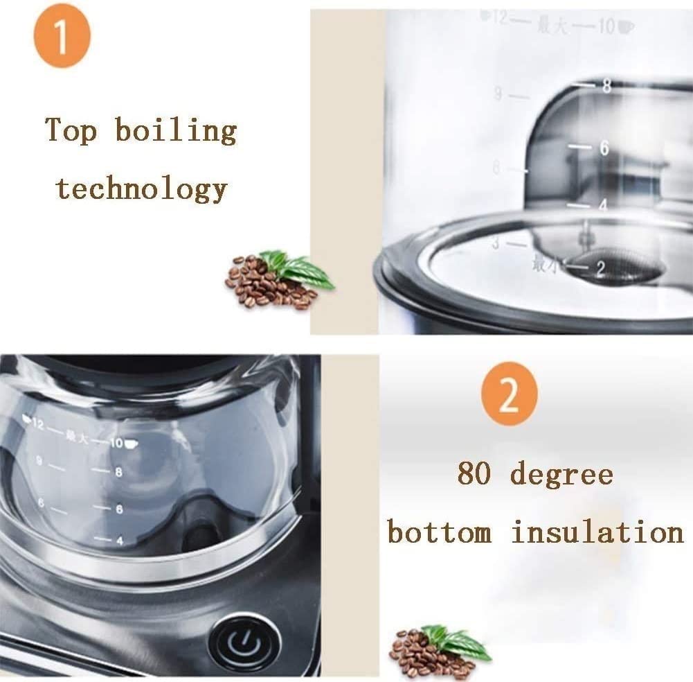 Drip Coffee Maker with Borosilicate Glass Carafe I448
