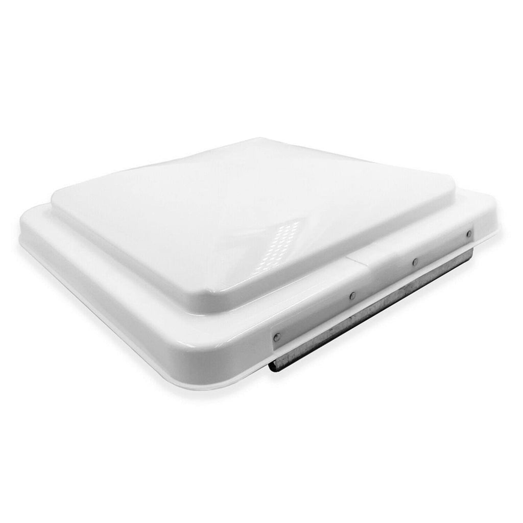 14" x 14" UV-Stabilized Rust-Resistant White RV Vent Cover K2261