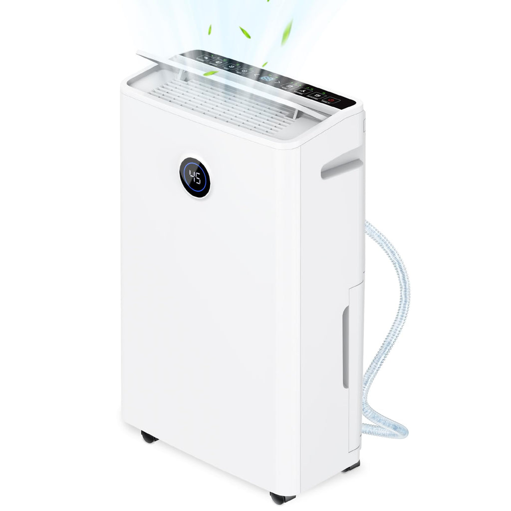 4500 Sq. Ft 50-70 Pints Dehumidifier with Drain Hose and 5L Water Tank F385