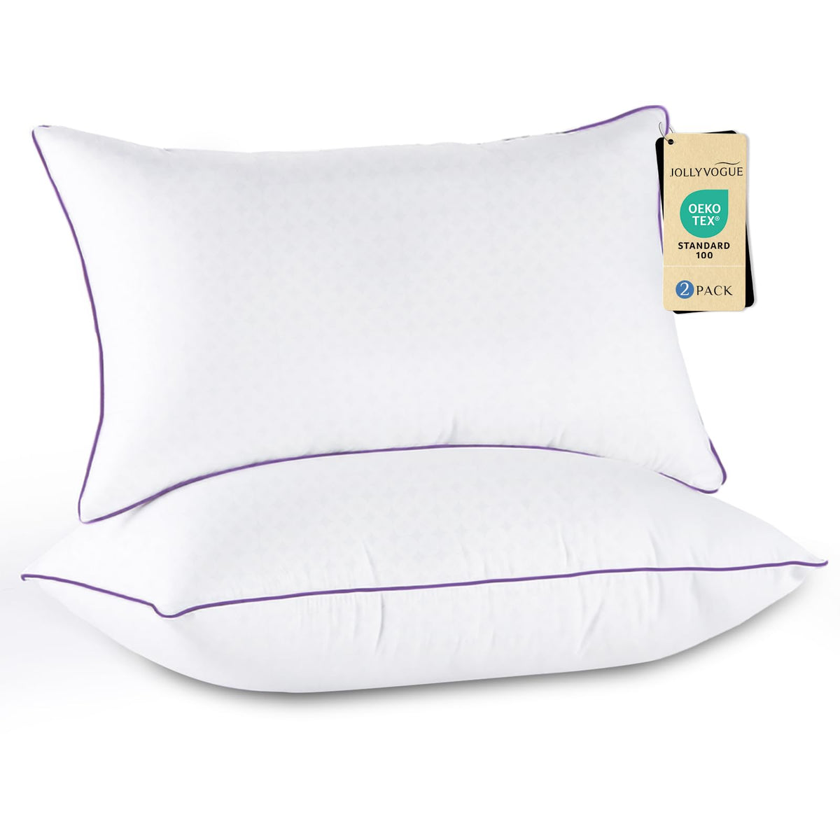 King Size Set of 2 Down Alternative Bed Pillows Z3048