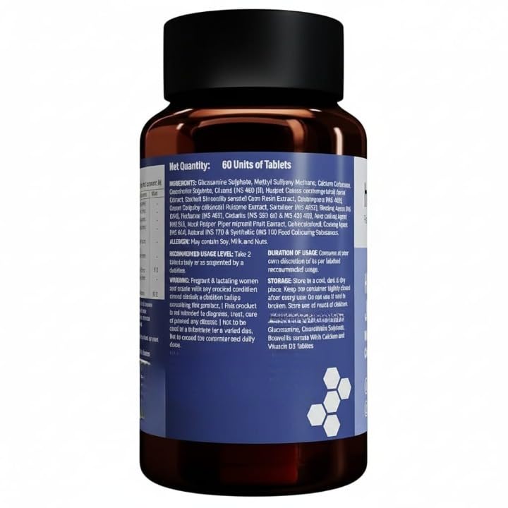 Glucosamine Chondroitin Calcium Vitamin D3 Joint Support Tablets K407