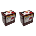 6V Deep Cycling VRLA AGM Batteries, Maroon, Pack of 4 X511401