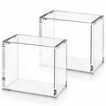 Display Case Stackable 2 Pack 5mm Acrylic Magnetic Lid UV Protection X353