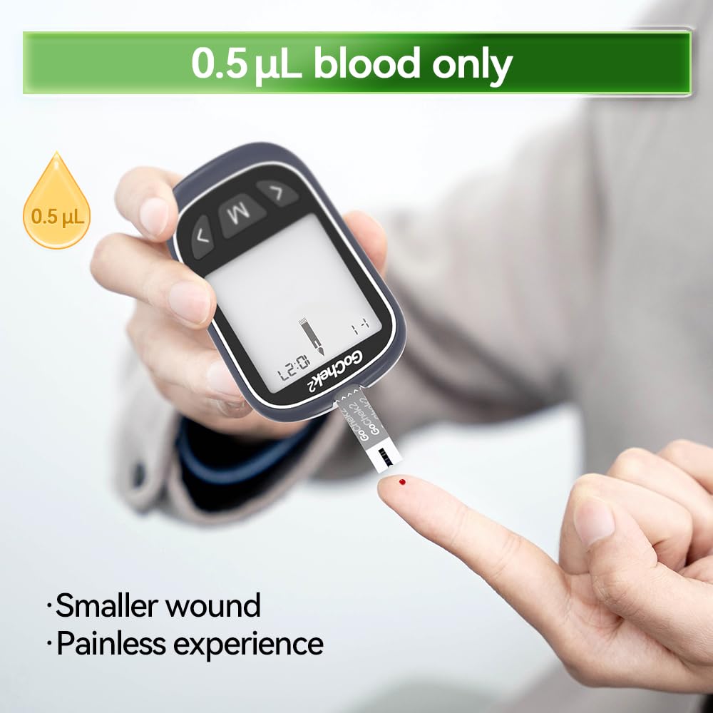 Blood Glucose Monitor Kit 100 Strips & Lancets D3361