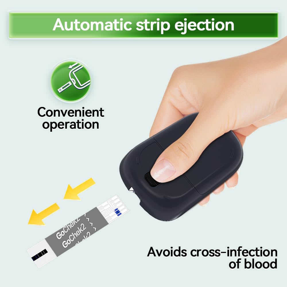 Blood Glucose Monitor Kit 100 Strips & Lancets D3361