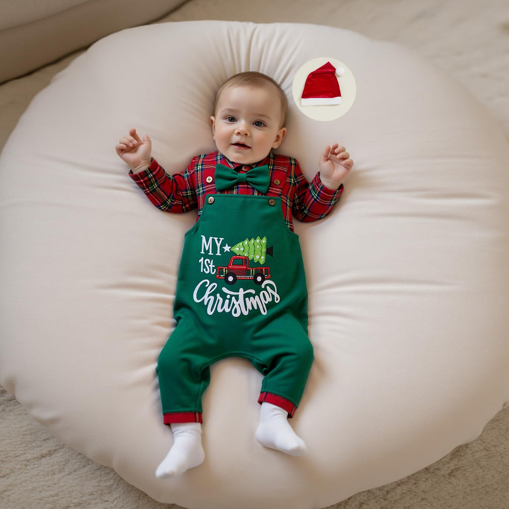 Striped Romper Overalls Pants Set T66196