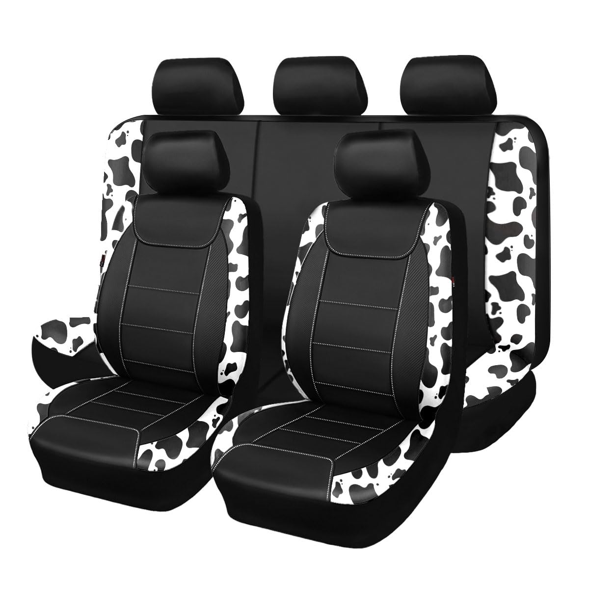 Water Proof Faux Leather Car Seat Covers Full Set U93024