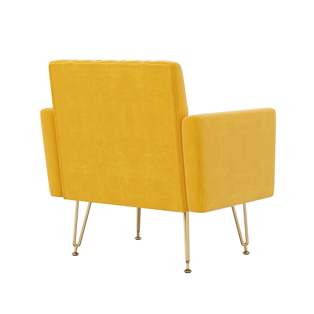 Velvet Accent Chair with Gold Metal Legs G373