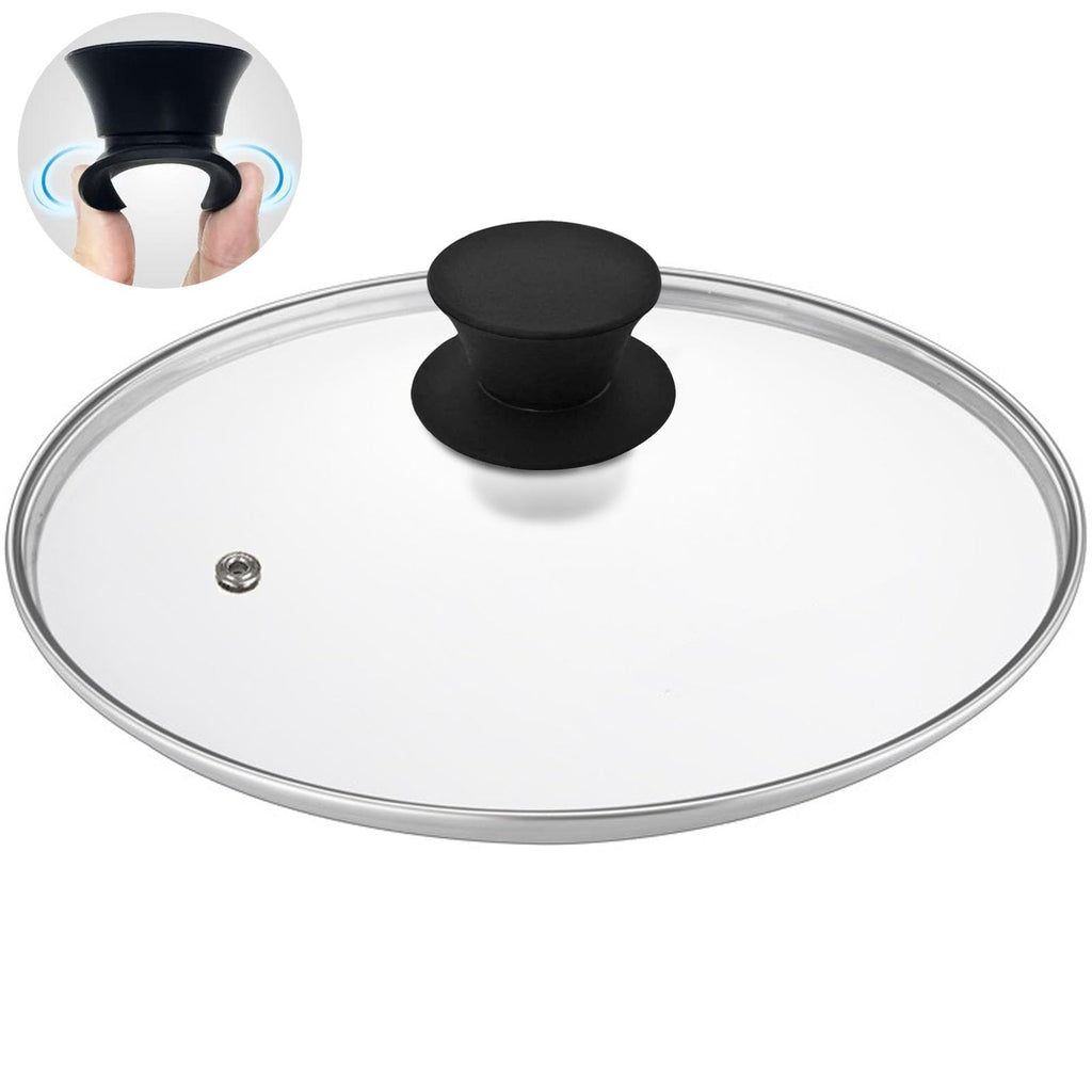 Tempered Glass Lid with Heat Resistant Handle 10.25 In U391