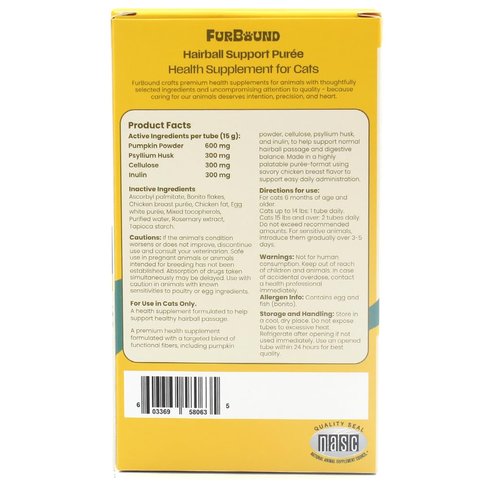 Cat Hairball Support Puree with Pumpkin Powder R314747