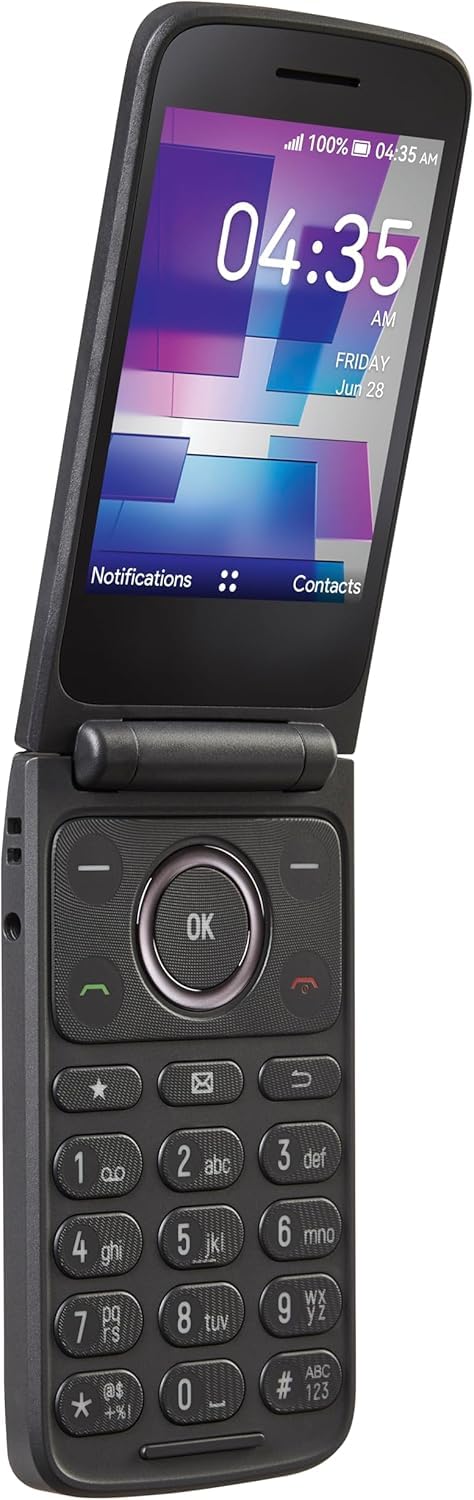 4G LTE Flip Phone 16GB Stone Gray F749312
