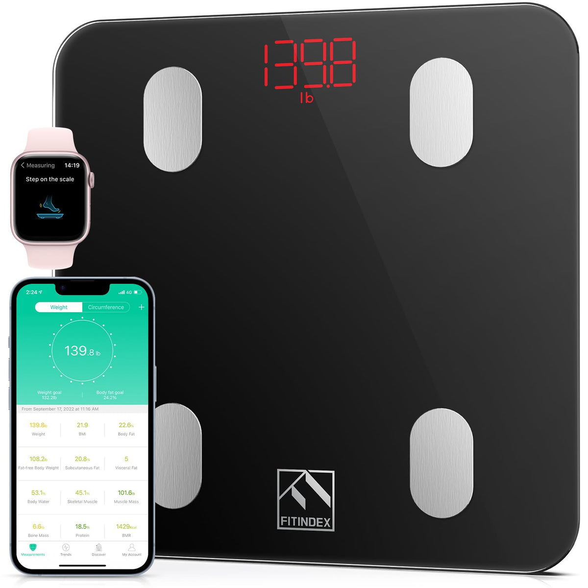 Digital Scale and Body Tape Measure O71814