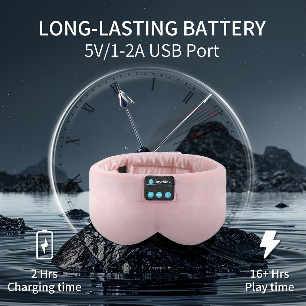 Silk Bluetooth Sleep Mask Headband Earphones S1321