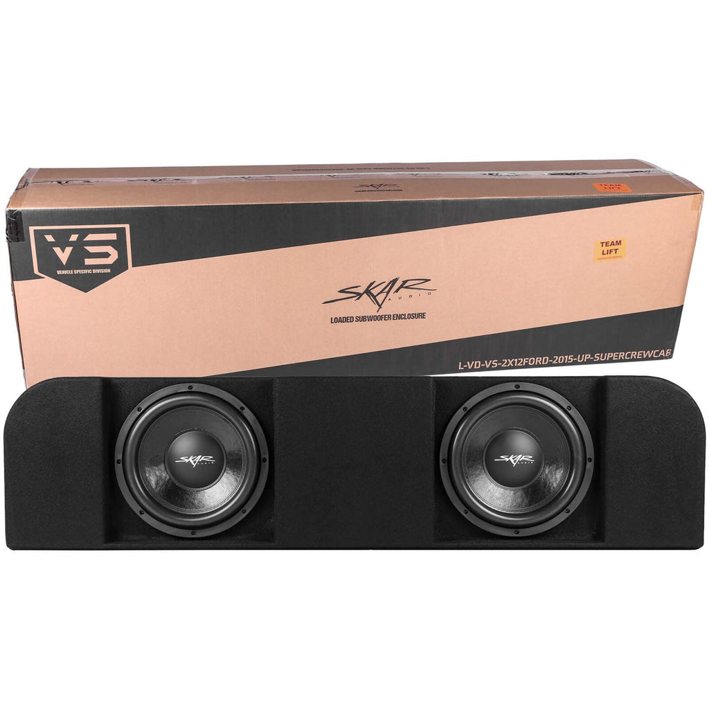 Dual 12" Loaded Subwoofer Enclosure H45688