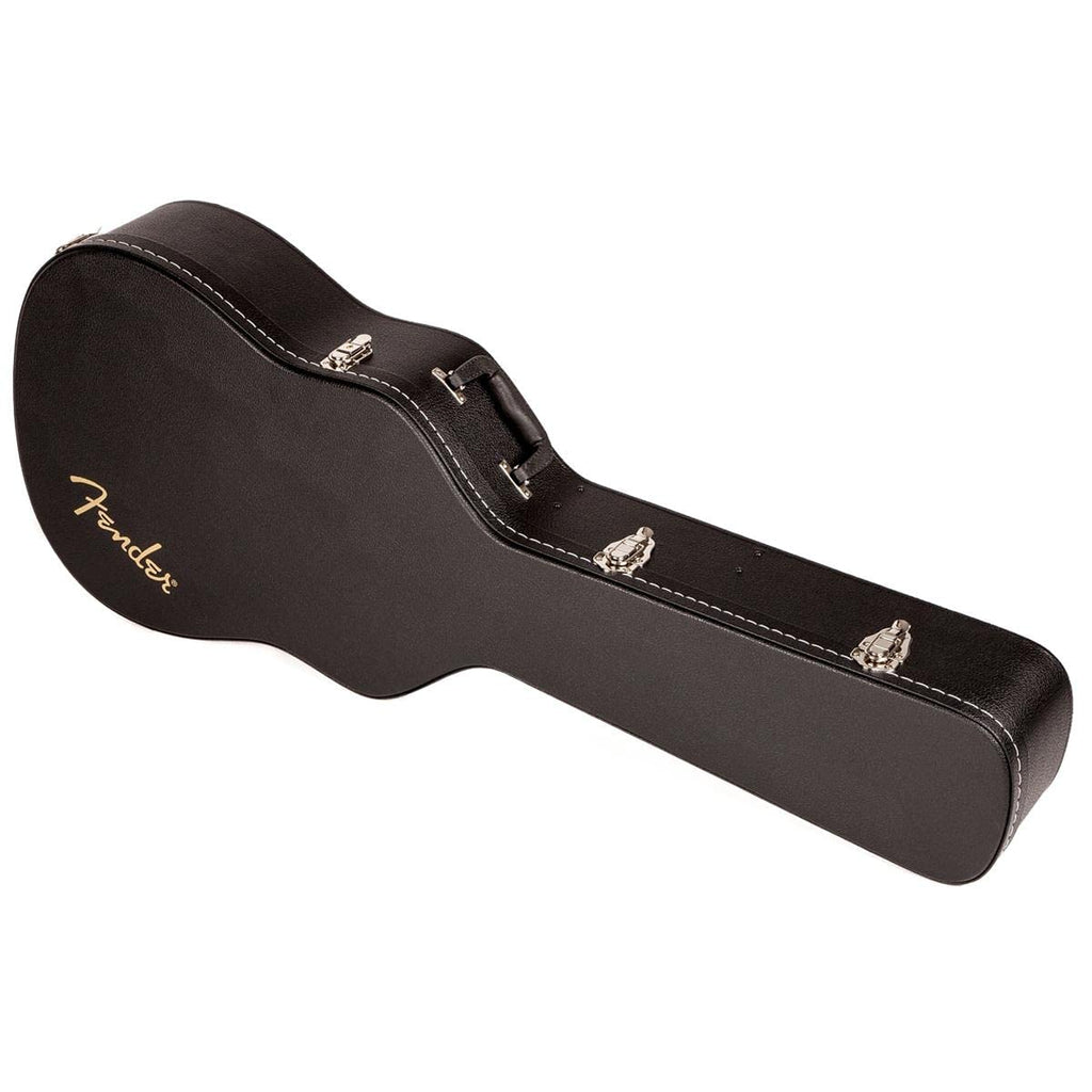 Black Flat-Top Dreadnought Acoustic Guitar Case with 1-inch Foam Padding T30611