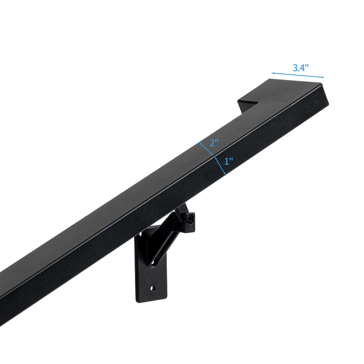 8 FT Aluminum Handrail Kit with 304 Stainless Steel Brackets M36267