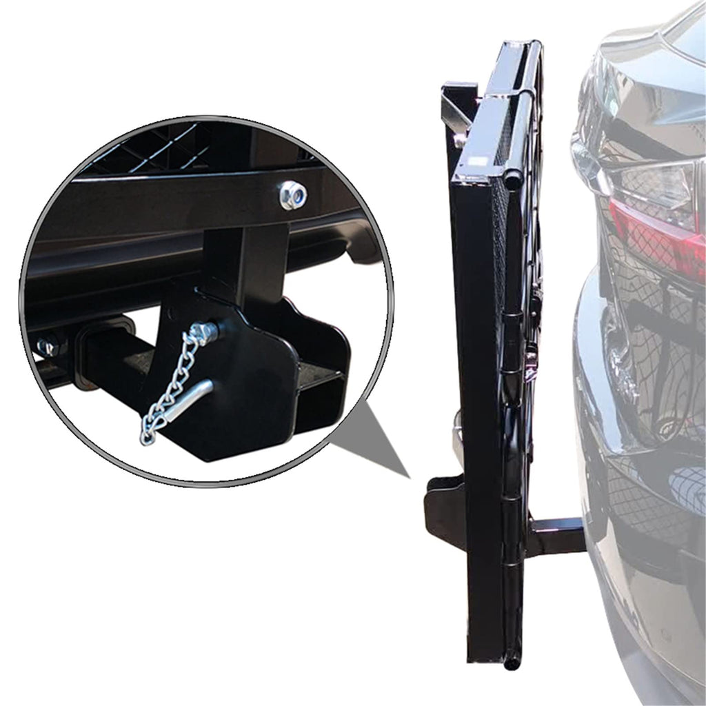 Heavy Duty Folding Hitch Mount Cargo Carrier 60" x 24" x 14.4" G93931