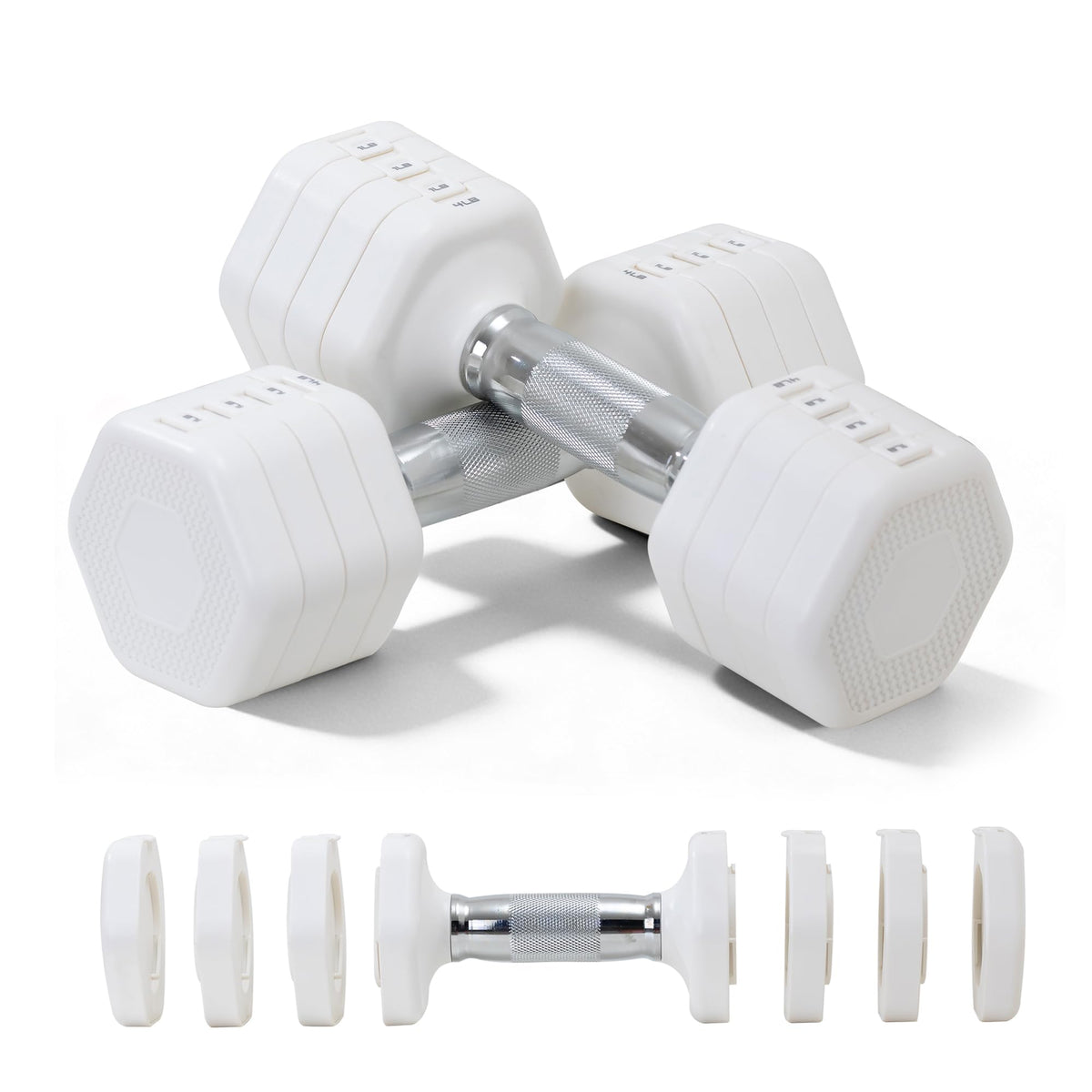 Adjustable Dumbbell Set of 2 Total 20 Lbs L98324