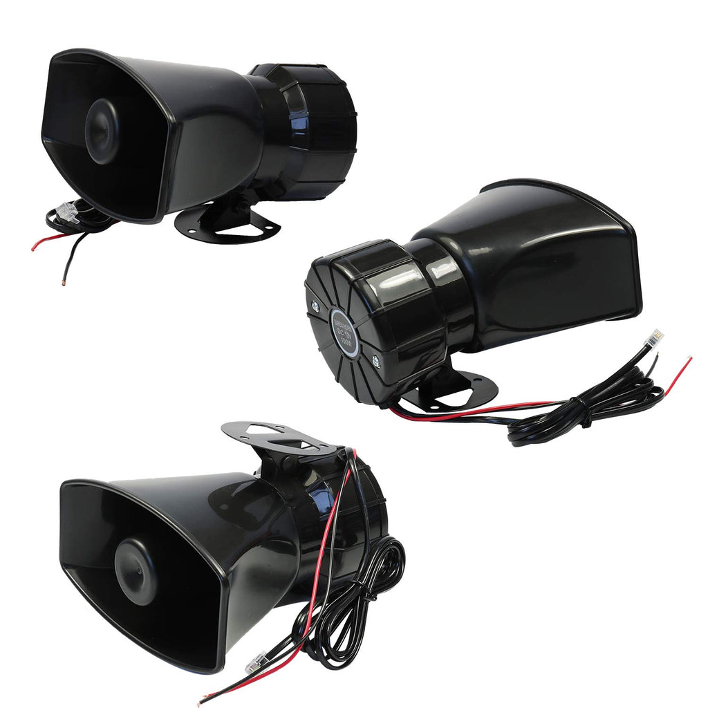 7 Tone 100W 12V Car Siren Horn with Microphone O176