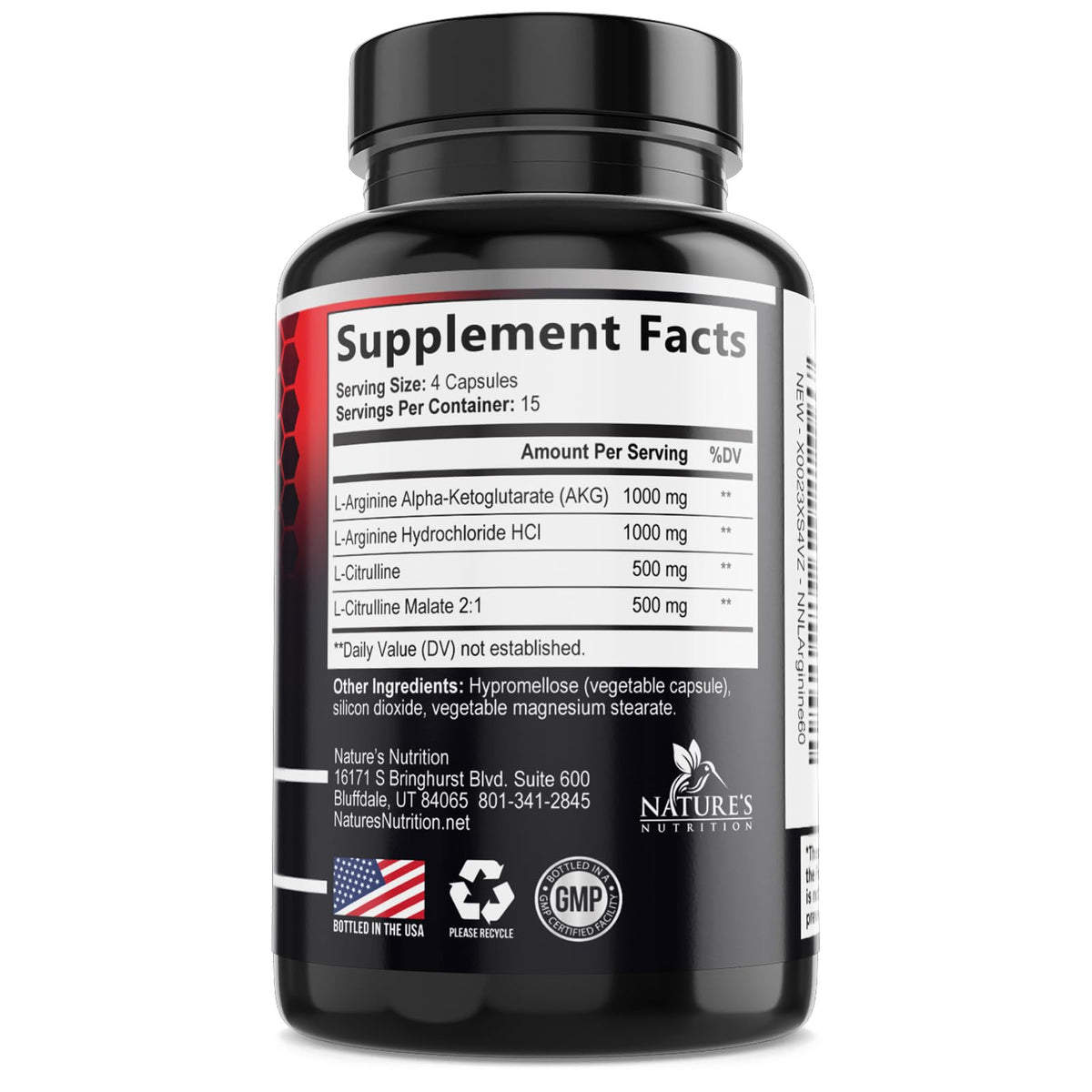 Nitric Oxide Booster 60 Capsules U5531