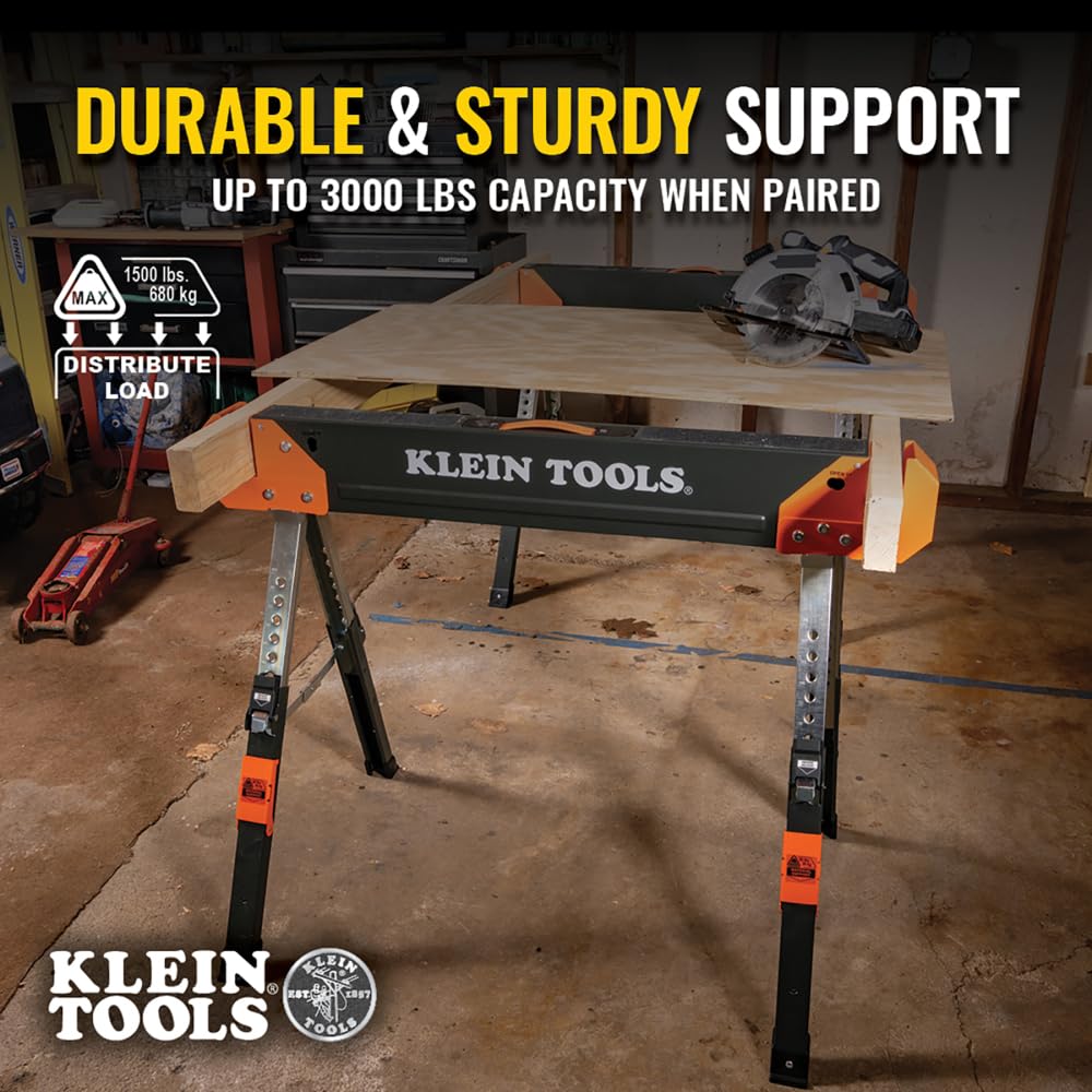 Adjustable Folding Sawhorse 2-Pack X520