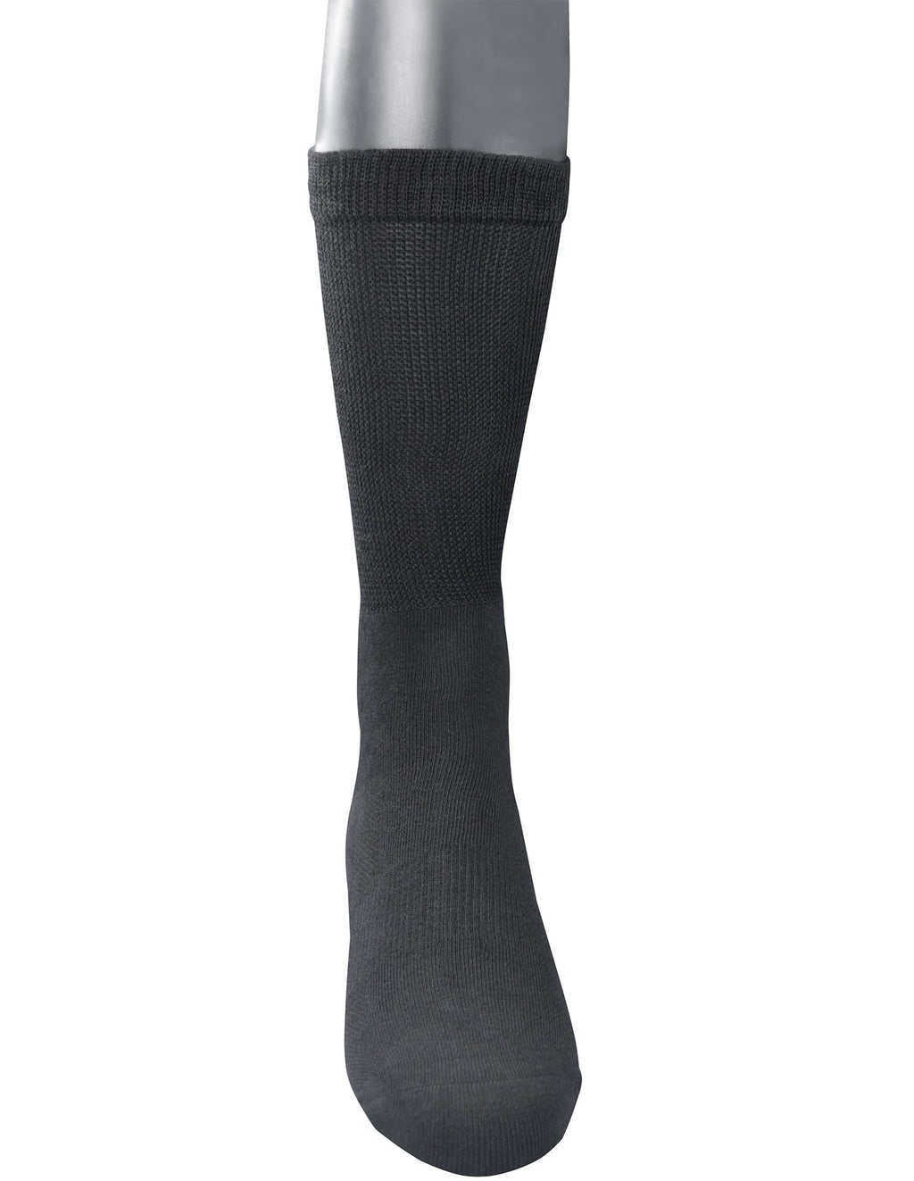Men's 6 Pairs Bamboo Rayon Breathable Mid-Calf Socks with Arch Support I10753