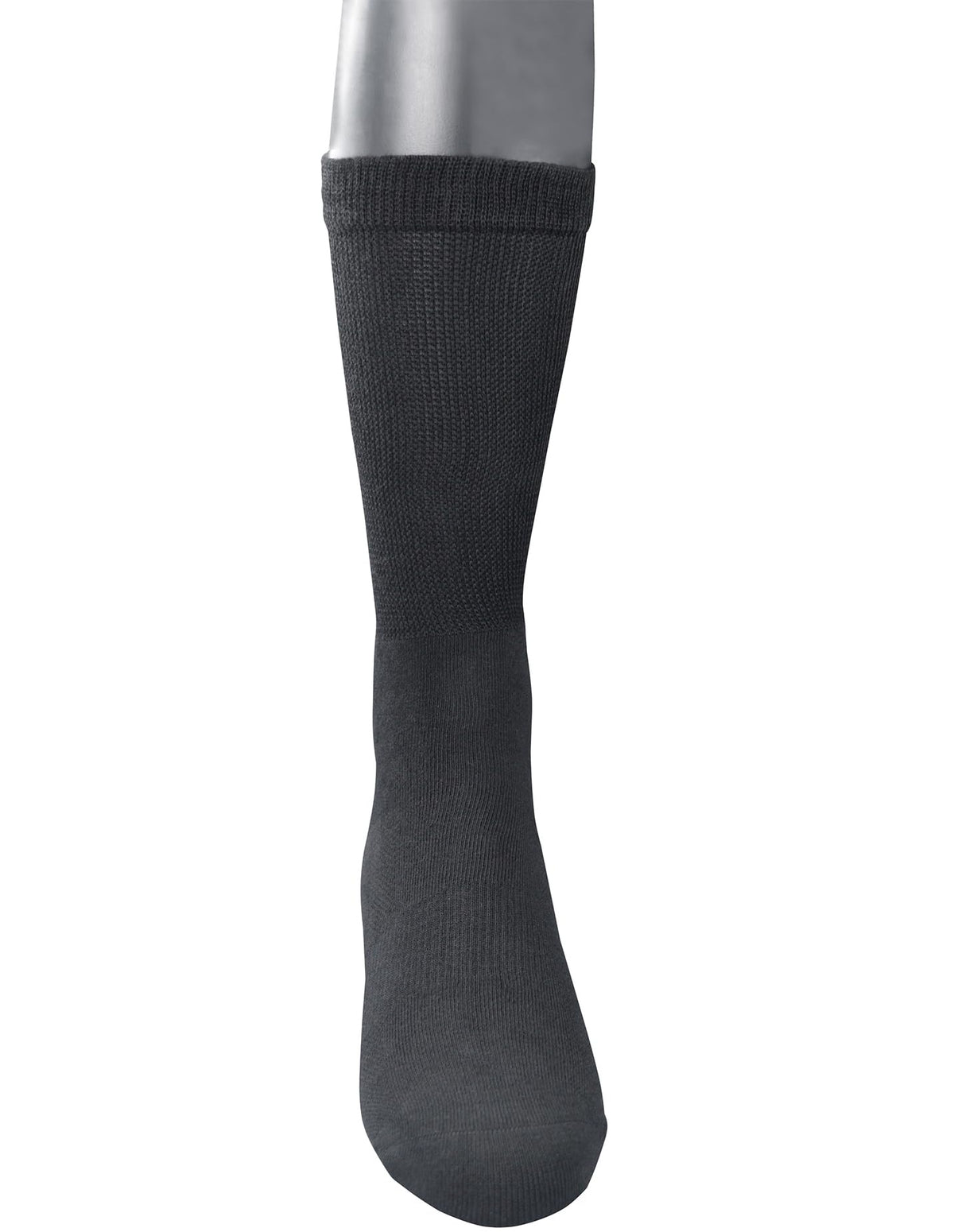 Men's 6 Pairs Bamboo Rayon Breathable Mid-Calf Socks with Arch Support I10753