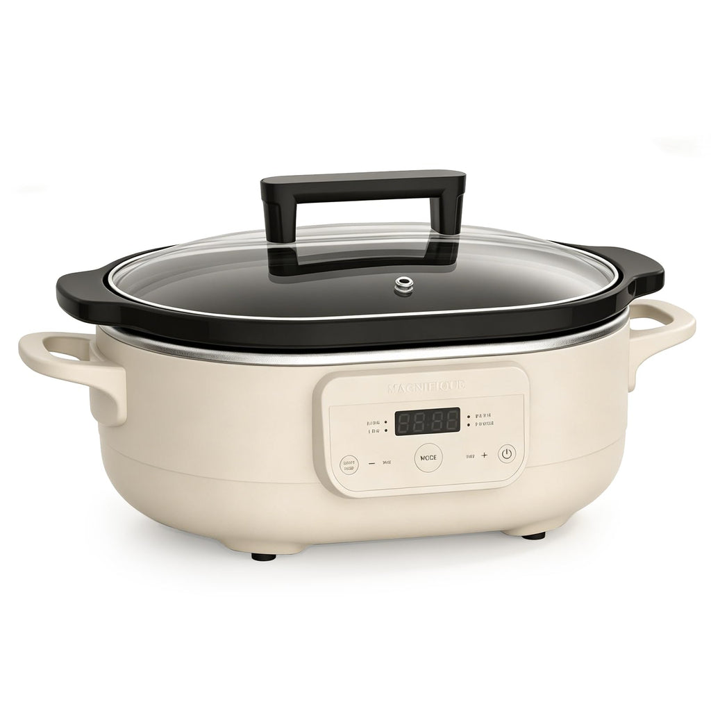6 Quart Programmable Slow Cooker Nonstick Pot H1323