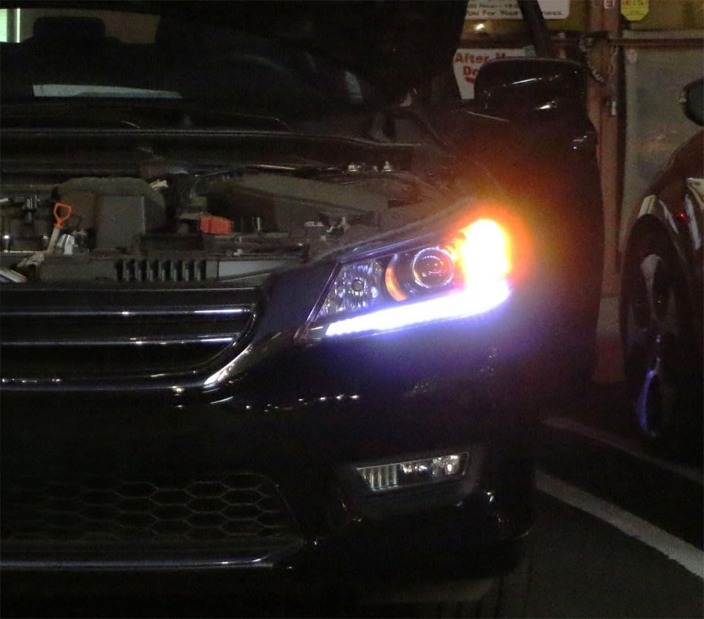 White LED Daytime Running Light Strip U515