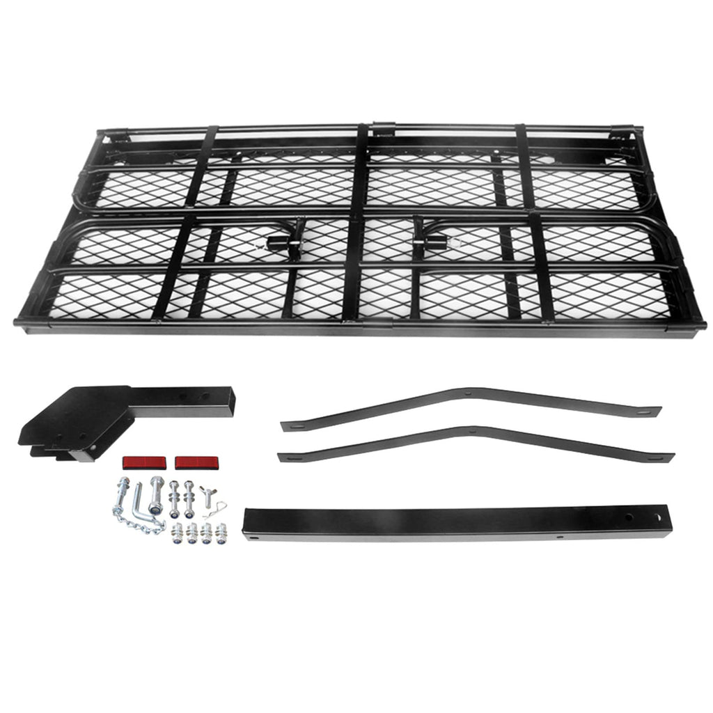 Heavy Duty Folding Hitch Mount Cargo Carrier 60" x 24" x 14.4" G93931