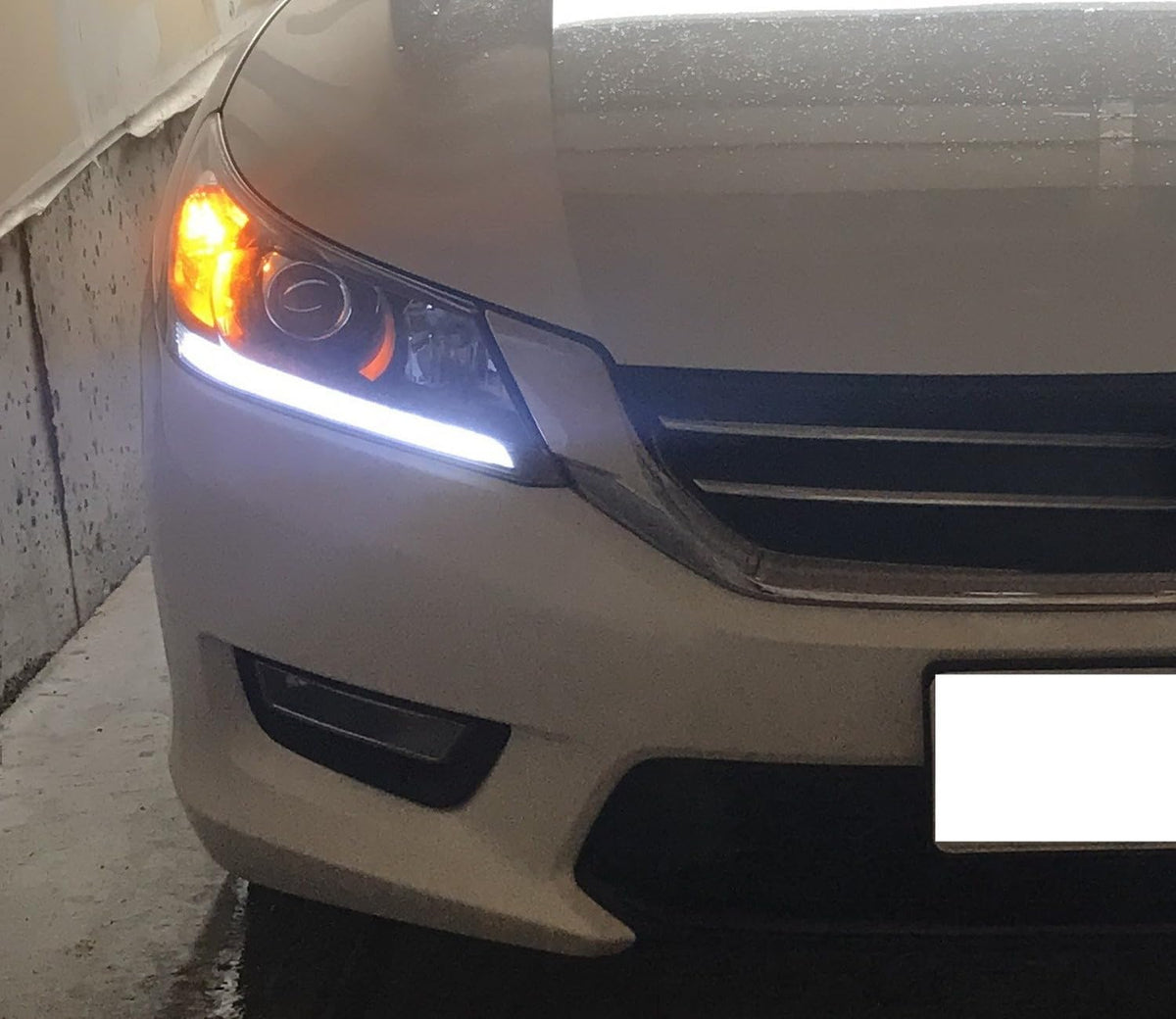 White LED Daytime Running Light Strip U515