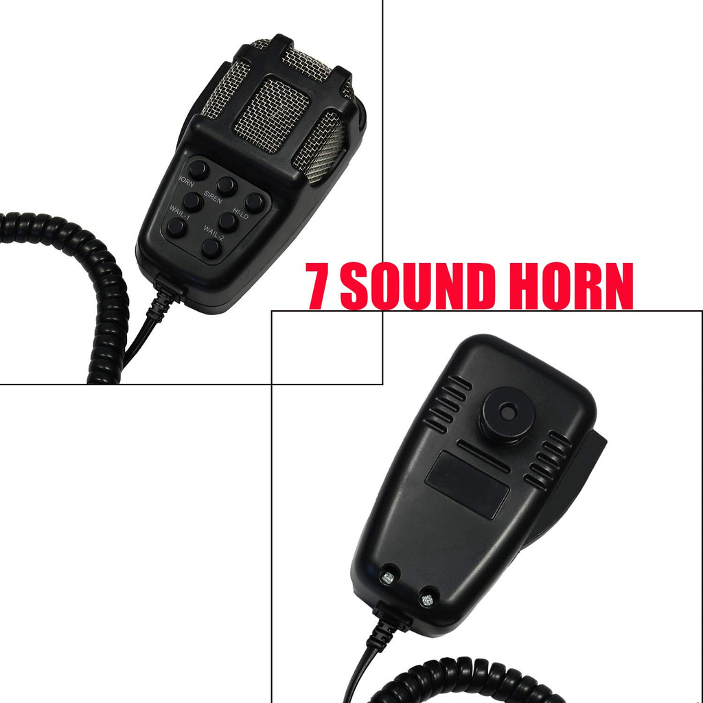7 Tone 100W 12V Car Siren Horn with Microphone O176