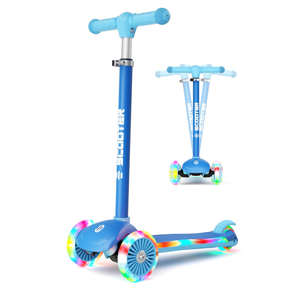 3-Wheel Kids Scooter with Light-Up Wheels G670114