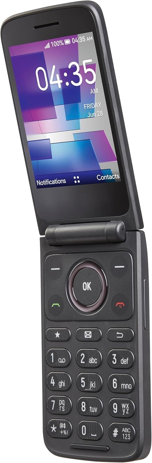 4G LTE Flip Phone 16GB Stone Gray F749312