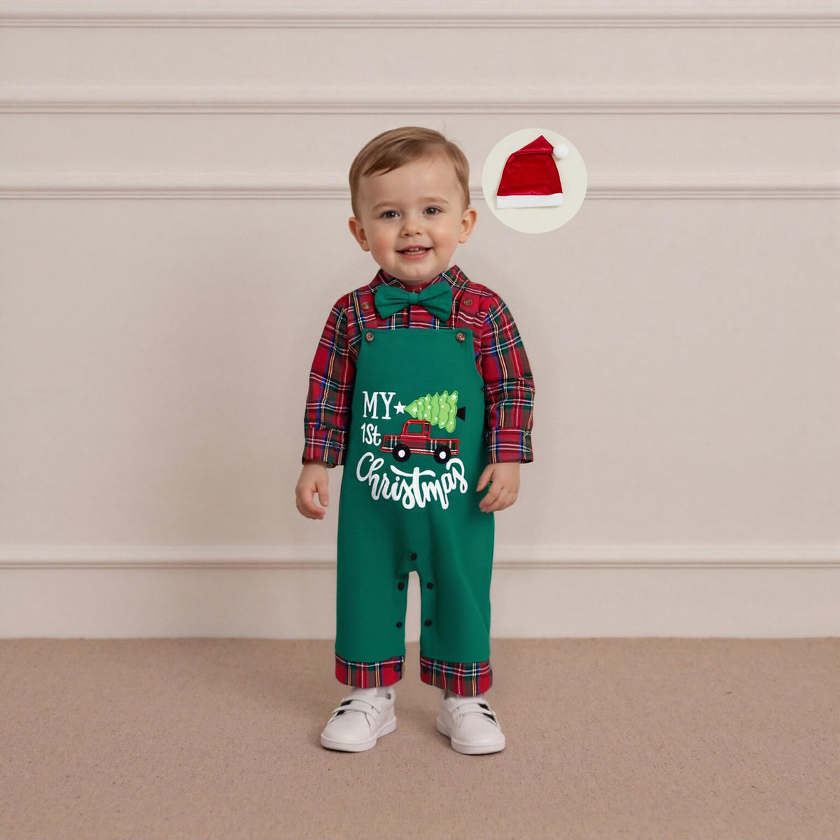 Striped Romper Overalls Pants Set T66196