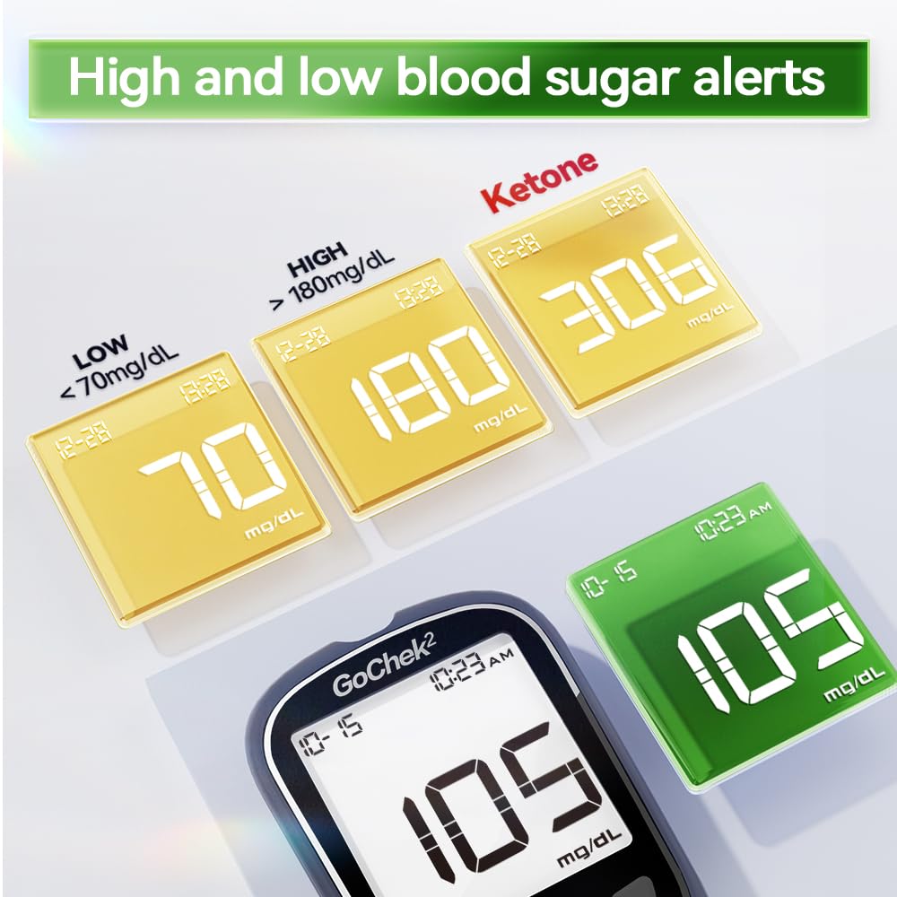Blood Glucose Monitor Kit 100 Strips & Lancets D3361
