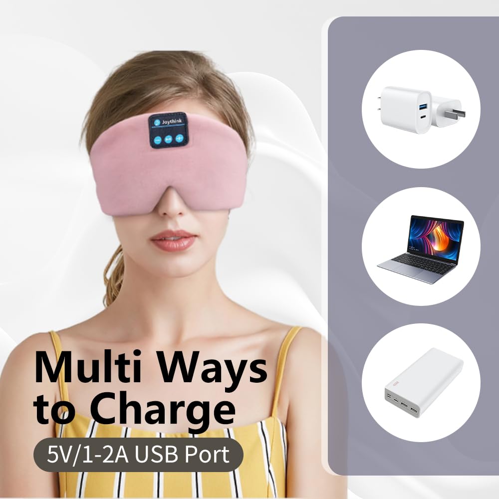 Silk Bluetooth Sleep Mask Headband Earphones S1321