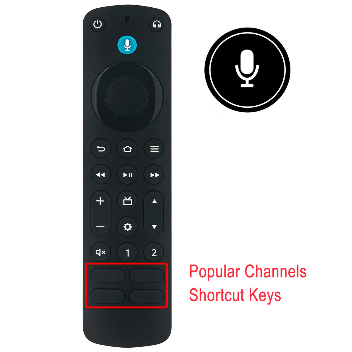Replacement Voice Remote Compatible with TV Stick H30613