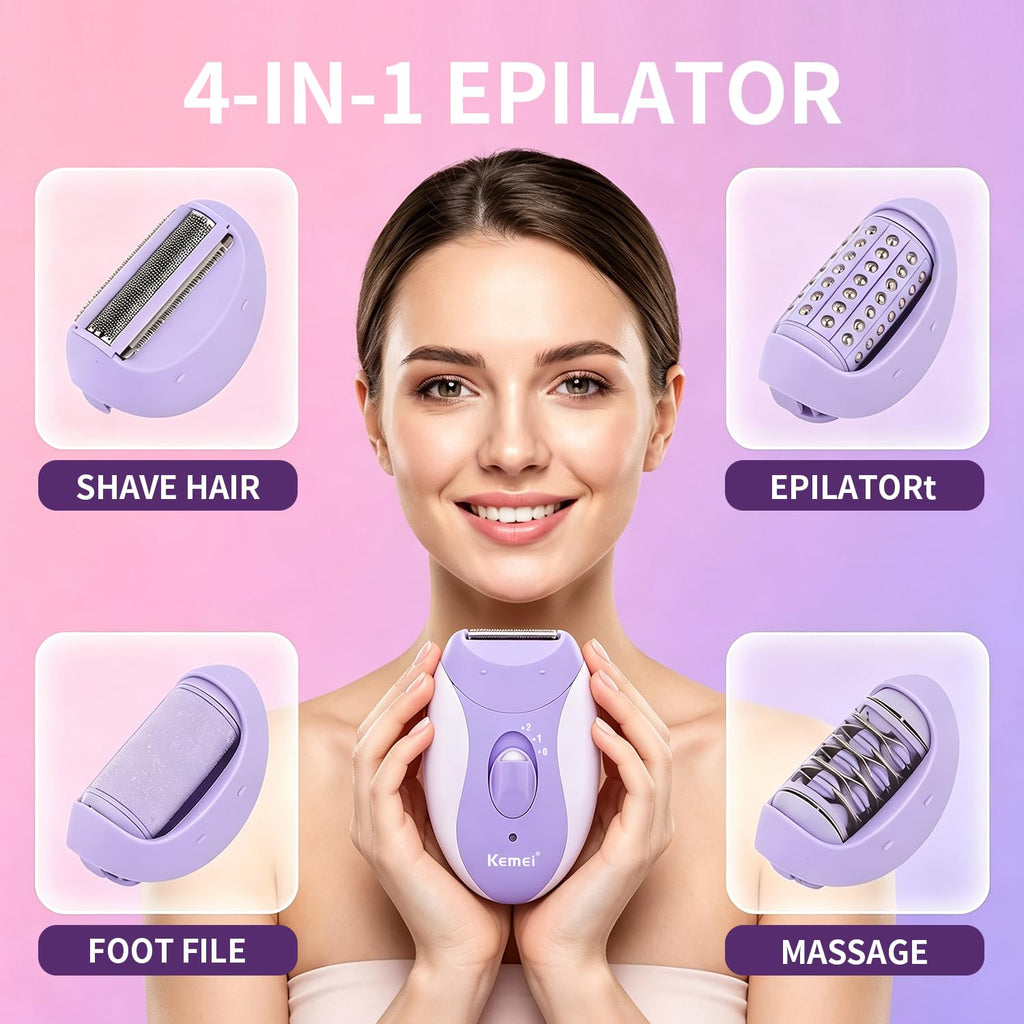 4-in-1 Women's Epilator Hair Remover U6912