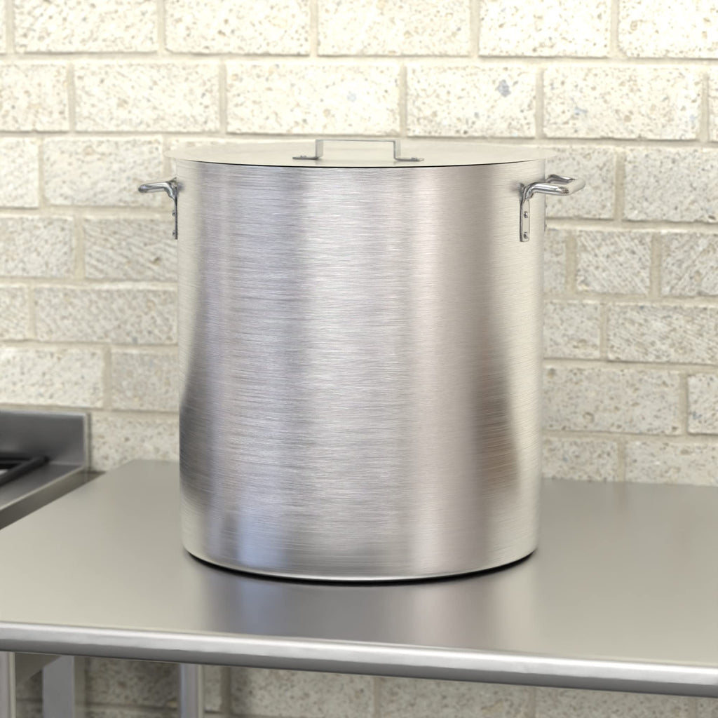 60 Qt. Aluminum Stock Pot with Lid P55637