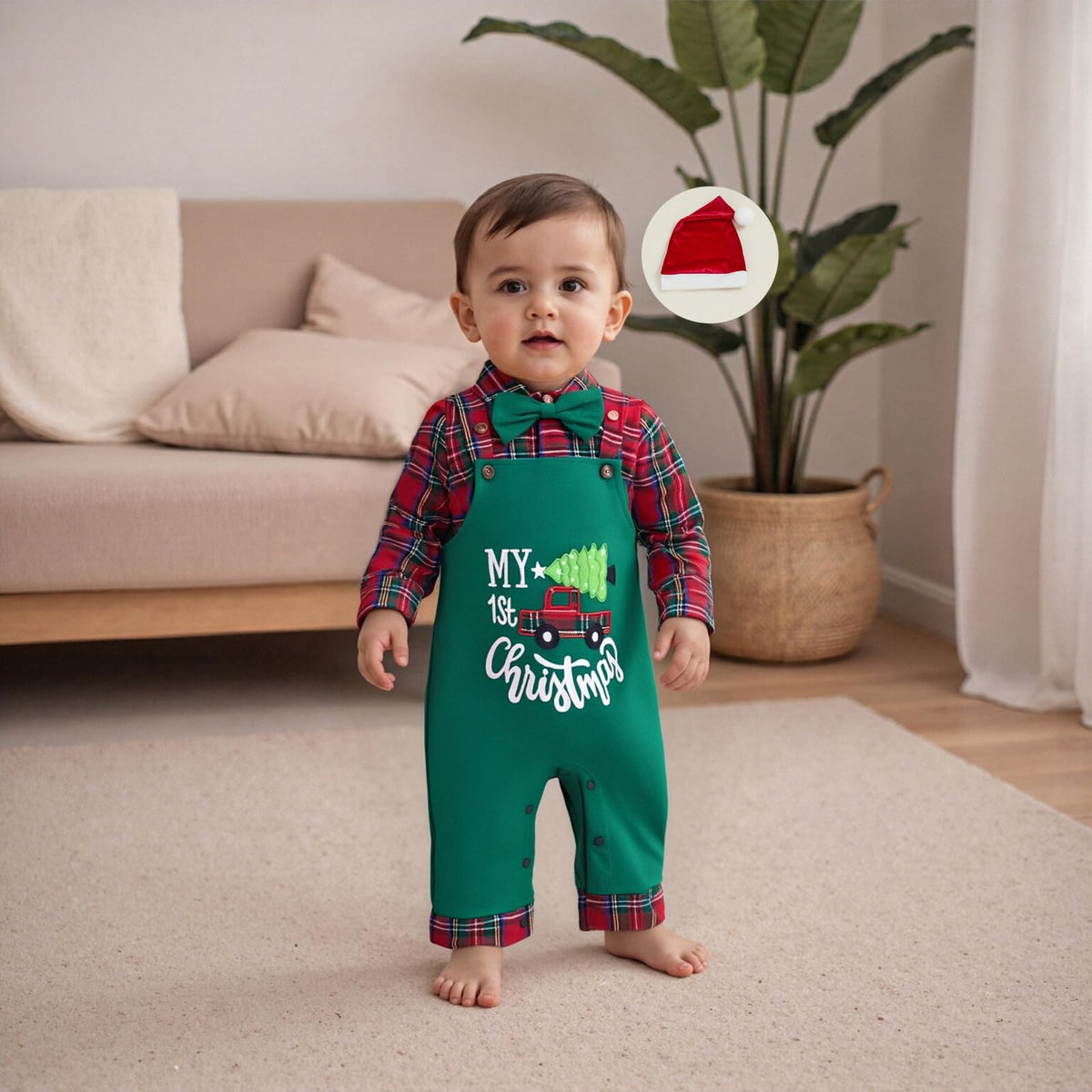 Striped Romper Overalls Pants Set T66196