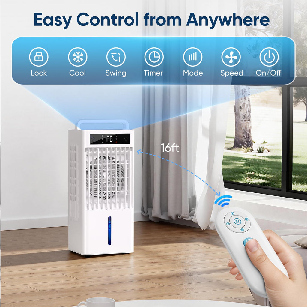 Portable 4-IN-1 Evaporative Air Cooler 3-Gal W932853