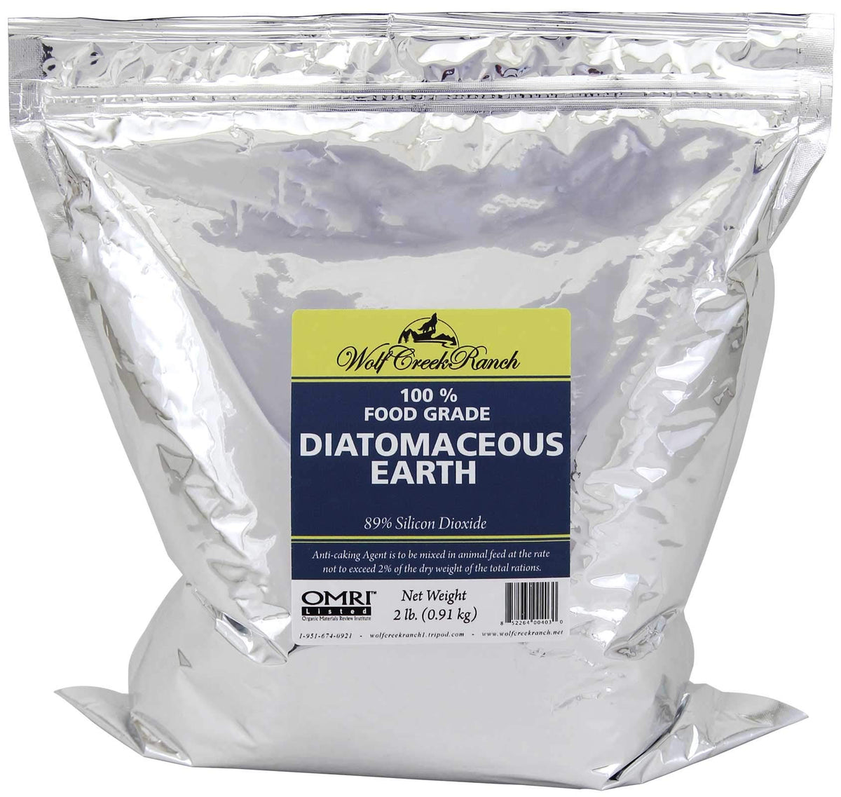 Food Grade Diatomaceous Earth 2lb Bag J919