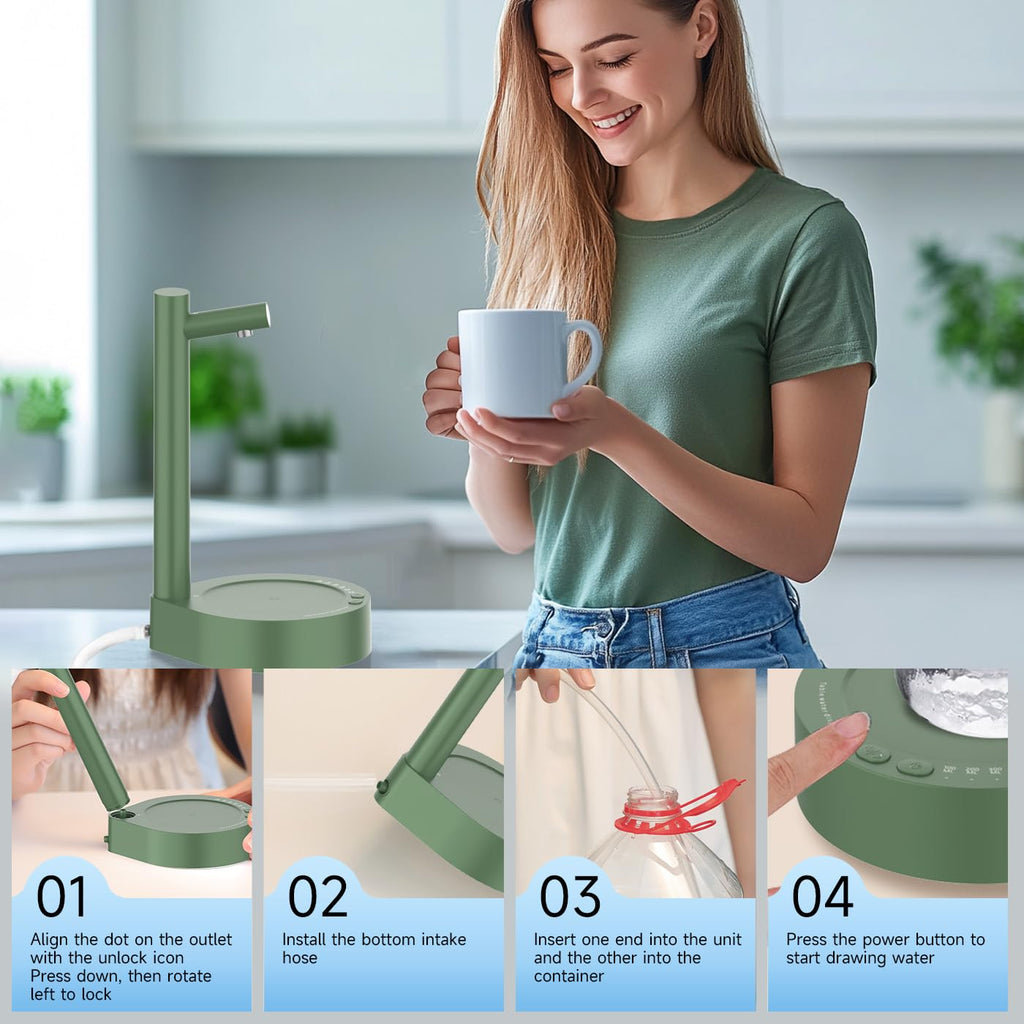 Desktop 5 Gallon Water Dispenser with USB-C Charging O929