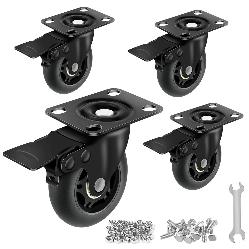 3” Lock Casters Set of 4 Heavy Duty K843392