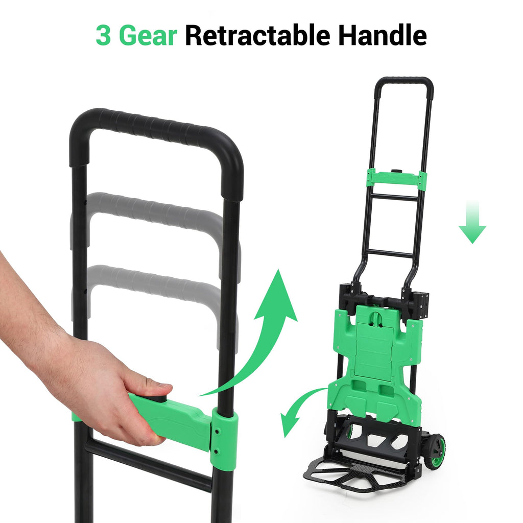 2-in-1 Folding Hand Truck with Basket H50513