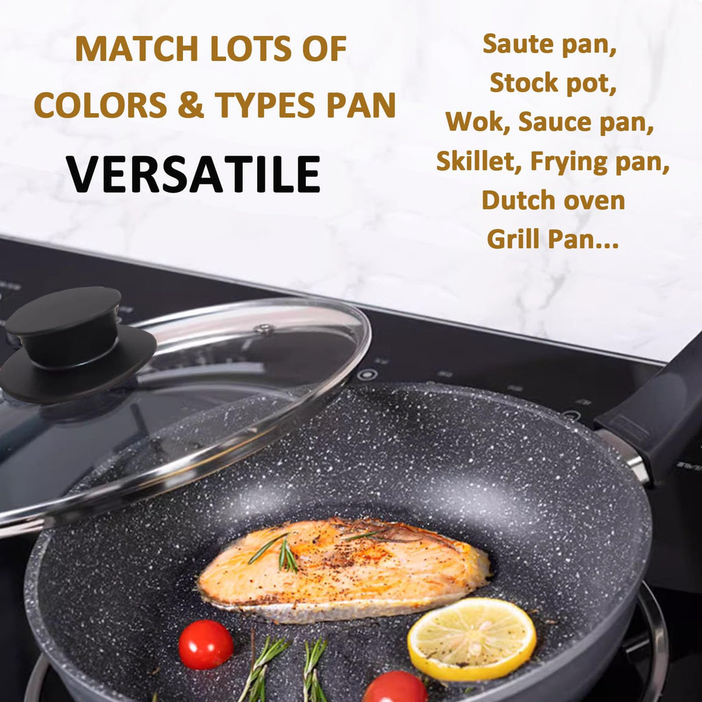 Tempered Glass Lid with Heat Resistant Handle 10.25 In U391