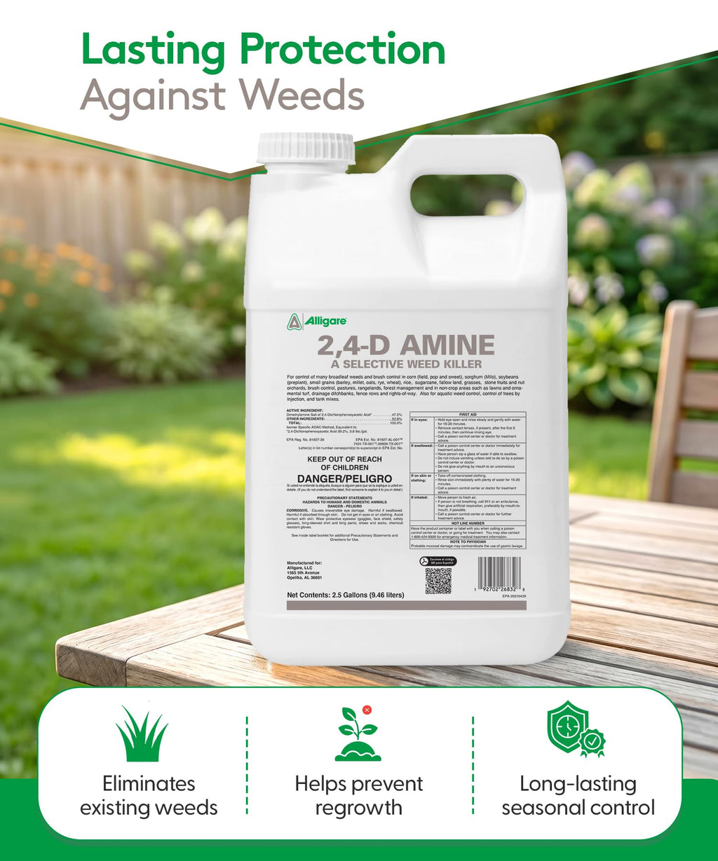 2,4-D Amine Weed Killer Concentrate 2.5 Gallons F3486